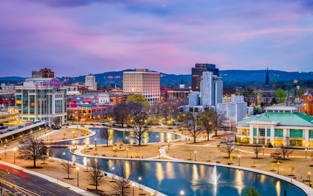 Huntsville, Alabama, USA Skyline